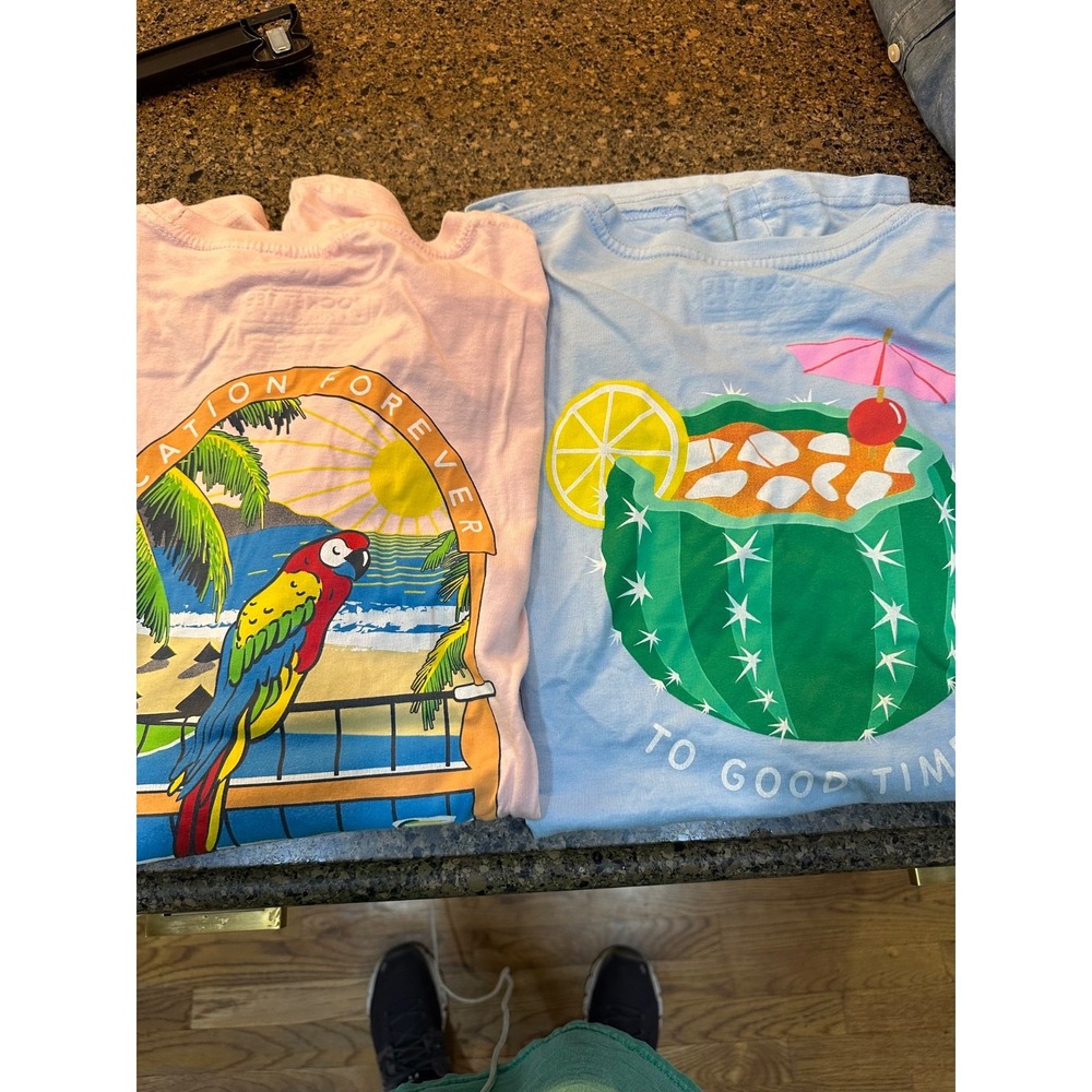 rowdy‎ gentlemen pocket tee LOT OF 2 men's large